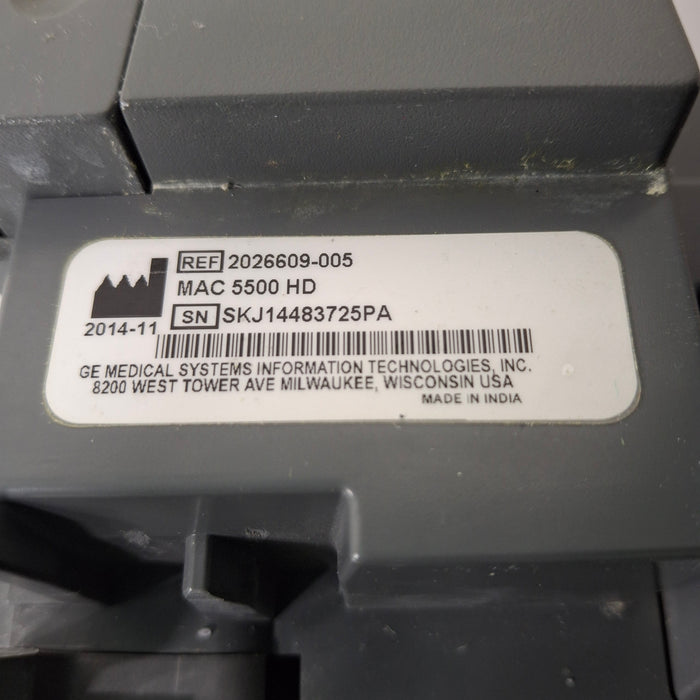 GE Healthcare GE Healthcare MAC 5500 HD ECG without CAM Module Cardiology reLink Medical