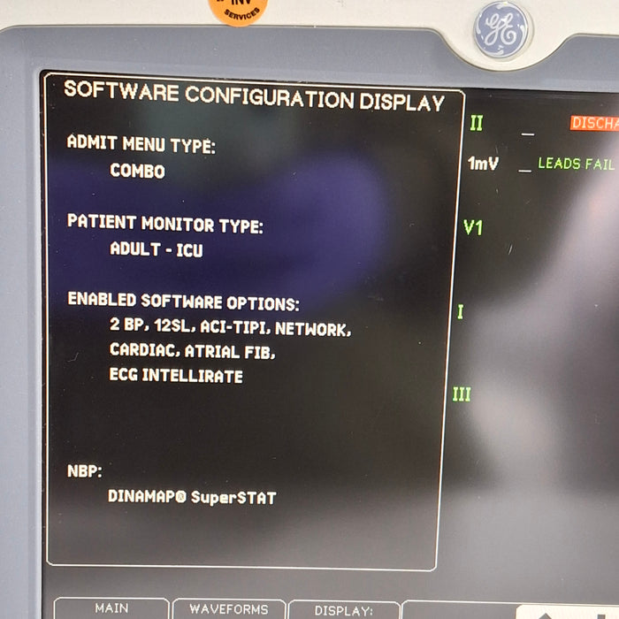 GE Healthcare GE Healthcare Dash 5000 - Masimo SpO2 Patient Monitor Patient Monitors reLink Medical