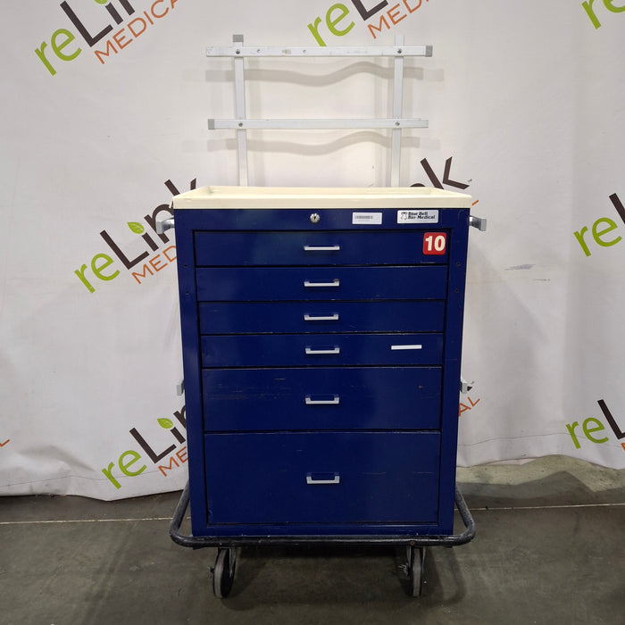 Blue Bell Bio-Medical Anesthesia Cart - Blue Cart