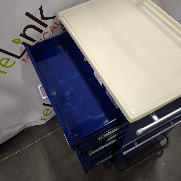 Blue Bell Bio-Medical Anesthesia Cart - Blue Cart