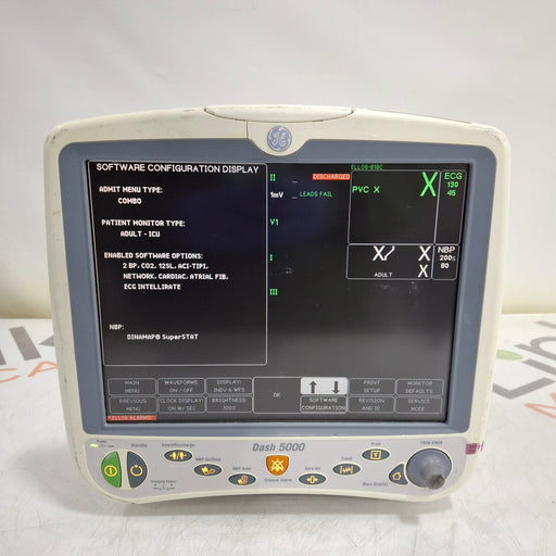 GE Healthcare GE Healthcare Dash 5000 - Masimo SpO2 Patient Monitor Patient Monitors reLink Medical