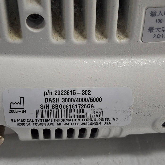 GE Healthcare GE Healthcare Dash 5000 - Masimo SpO2 Patient Monitor Patient Monitors reLink Medical