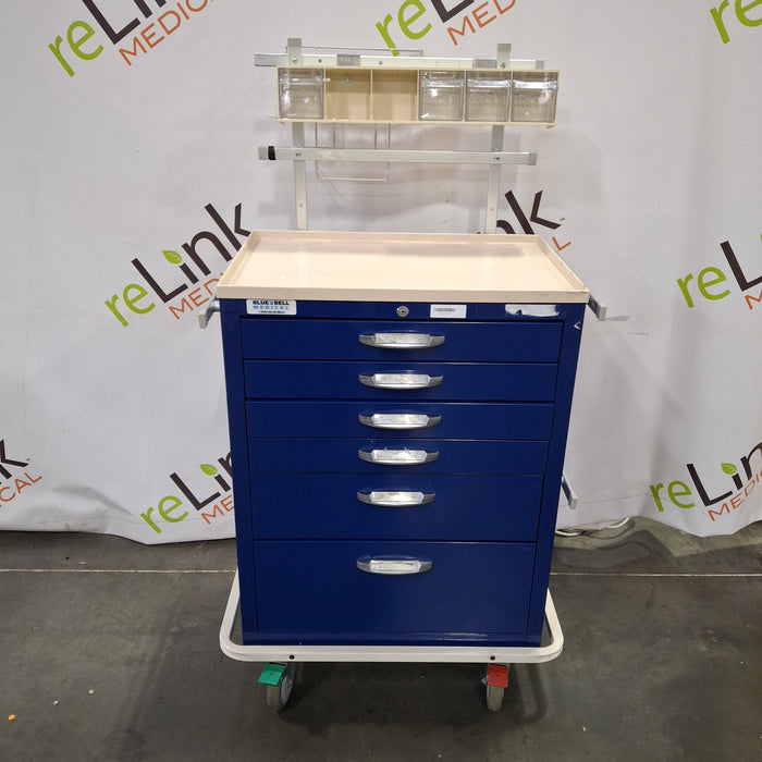 Blue Bell Bio-Medical Blue Bell Bio-Medical Anesthesia Cart - Blue Cart Medical Furniture reLink Medical