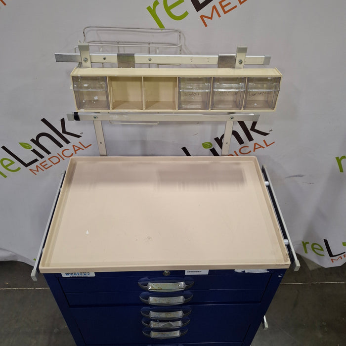 Blue Bell Bio-Medical Blue Bell Bio-Medical Anesthesia Cart - Blue Cart Medical Furniture reLink Medical