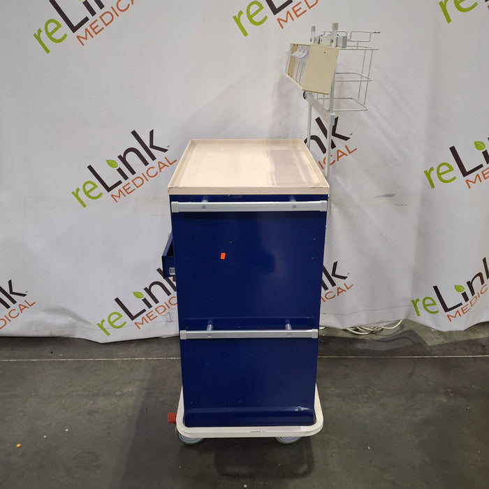 Blue Bell Bio-Medical Blue Bell Bio-Medical Anesthesia Cart - Blue Cart Medical Furniture reLink Medical