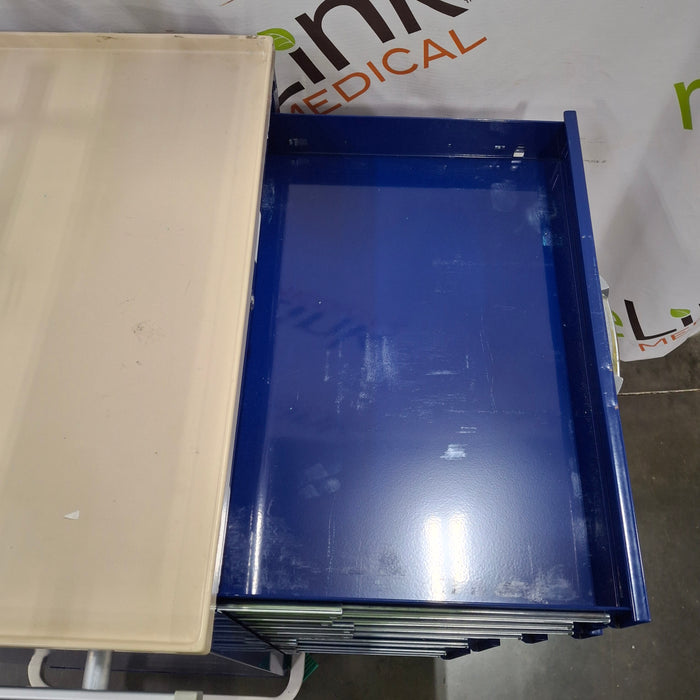 Blue Bell Bio-Medical Blue Bell Bio-Medical Anesthesia Cart - Blue Cart Medical Furniture reLink Medical