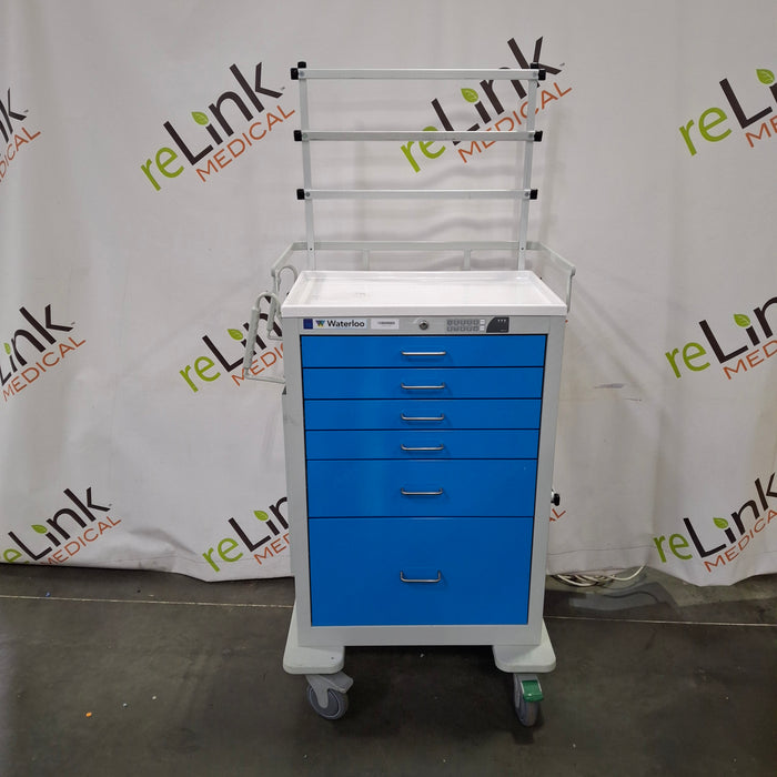 Waterloo Healthcare Waterloo Healthcare Anesthesia Crash Cart Medical Furniture reLink Medical