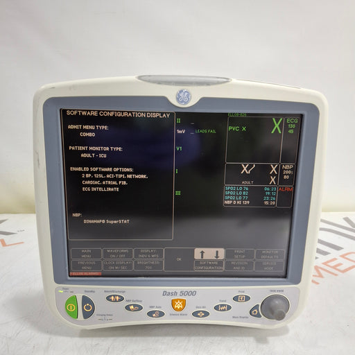 GE Healthcare GE Healthcare Dash 5000 - Masimo SpO2 Patient Monitor Patient Monitors reLink Medical