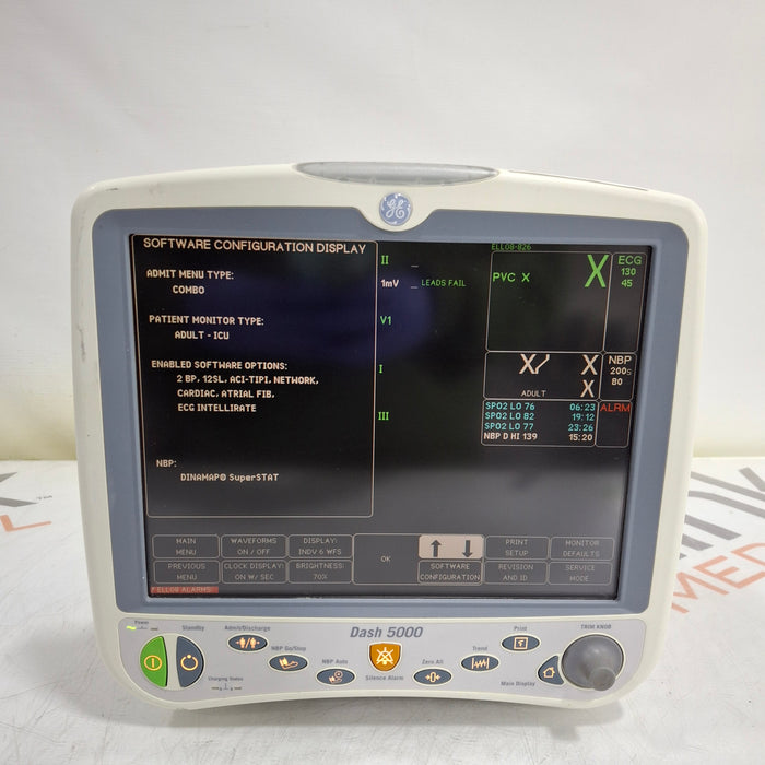 GE Healthcare GE Healthcare Dash 5000 - Masimo SpO2 Patient Monitor Patient Monitors reLink Medical