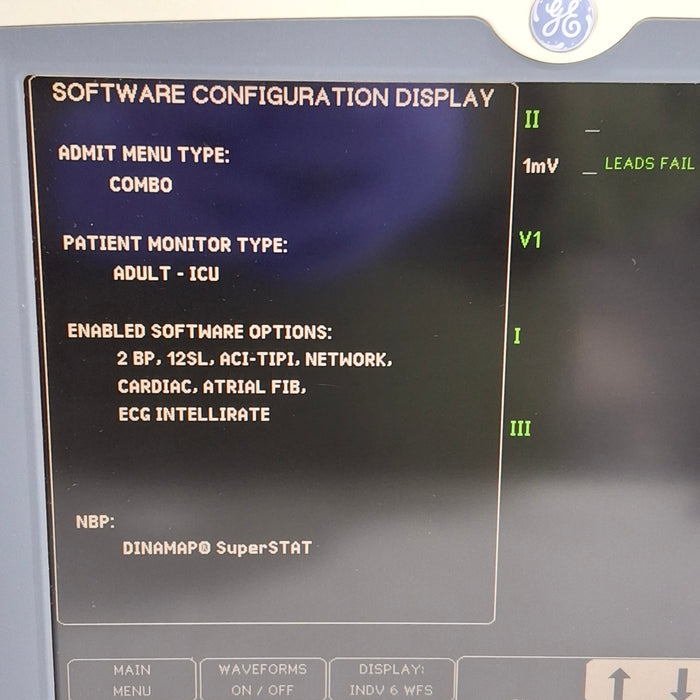 GE Healthcare GE Healthcare Dash 5000 - Masimo SpO2 Patient Monitor Patient Monitors reLink Medical