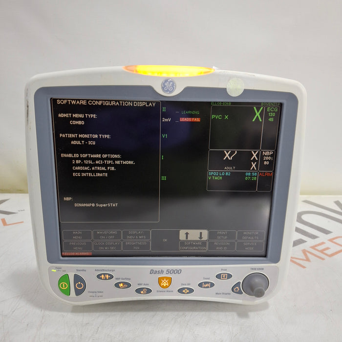 GE Healthcare Dash 5000 - Masimo SpO2 Patient Monitor