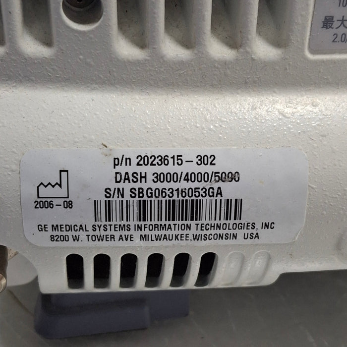 GE Healthcare Dash 5000 - Masimo SpO2 Patient Monitor