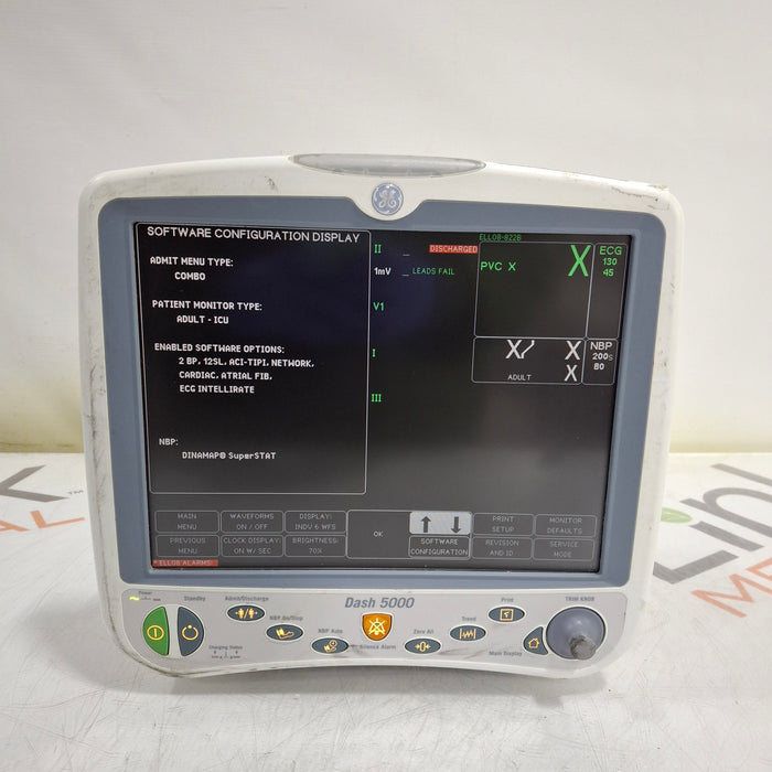 GE Healthcare GE Healthcare Dash 5000 - Masimo SpO2 Patient Monitor Patient Monitors reLink Medical