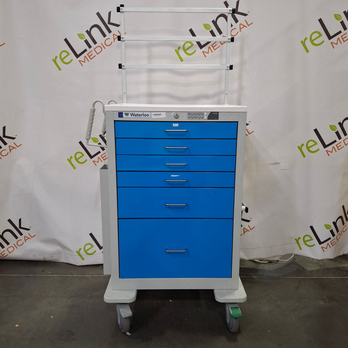 Waterloo Healthcare Waterloo Healthcare Anesthesia Crash Cart Medical Furniture reLink Medical
