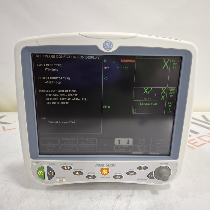 GE Healthcare GE Healthcare Dash 5000 - Masimo SpO2 Patient Monitor Patient Monitors reLink Medical