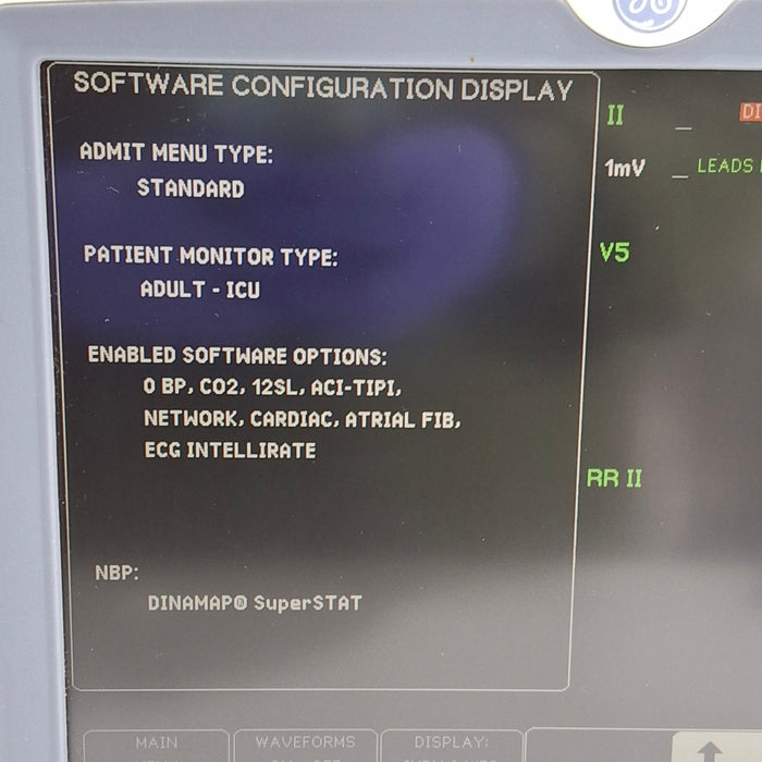 GE Healthcare GE Healthcare Dash 5000 - Masimo SpO2 Patient Monitor Patient Monitors reLink Medical