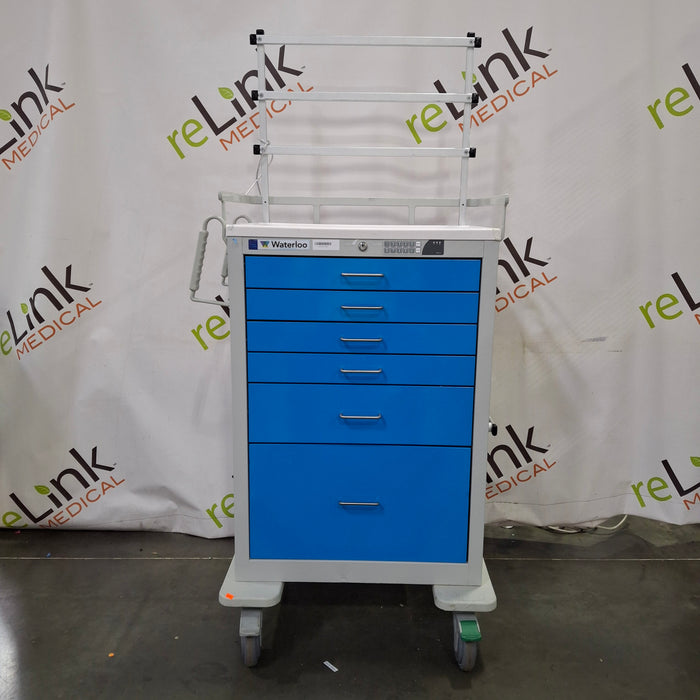 Waterloo Healthcare Waterloo Healthcare Anesthesia Crash Cart Medical Furniture reLink Medical