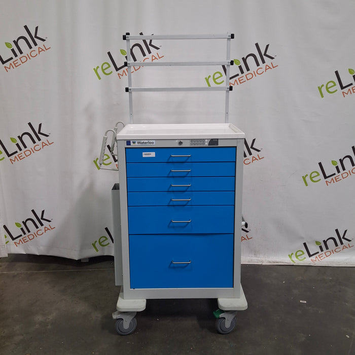 Waterloo Healthcare Waterloo Healthcare Anesthesia Crash Cart Medical Furniture reLink Medical