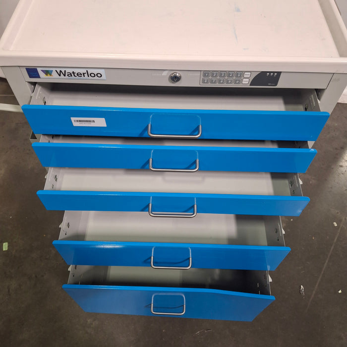 Waterloo Healthcare Waterloo Healthcare Anesthesia Crash Cart Medical Furniture reLink Medical