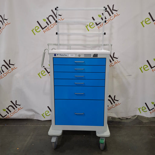 Waterloo Healthcare Waterloo Healthcare Anesthesia Crash Cart Medical Furniture reLink Medical