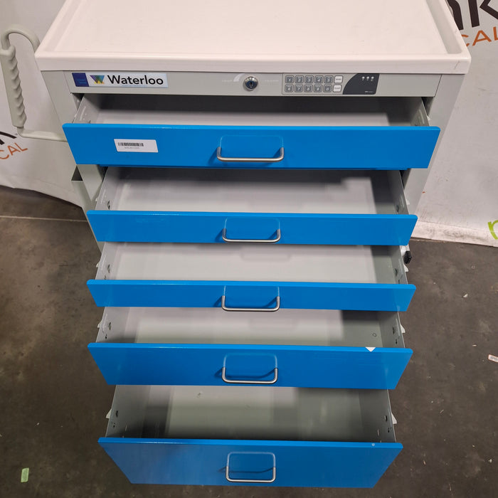 Waterloo Healthcare Waterloo Healthcare Anesthesia Crash Cart Medical Furniture reLink Medical