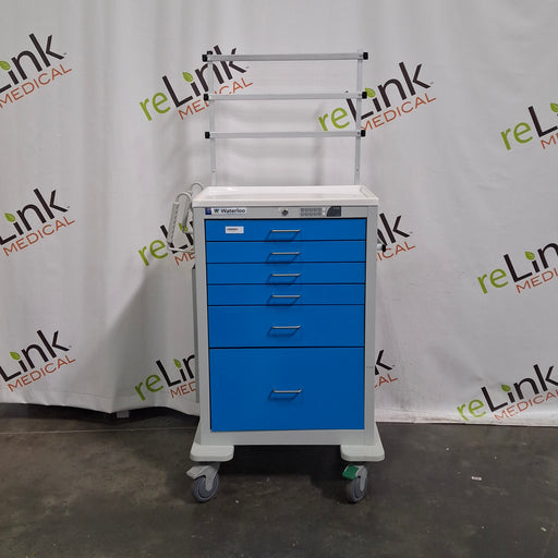 Waterloo Healthcare Waterloo Healthcare Anesthesia Crash Cart Medical Furniture reLink Medical