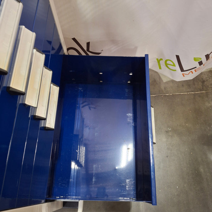 Blue Bell Bio-Medical Blue Bell Bio-Medical Anesthesia Cart - Blue Cart Medical Furniture reLink Medical