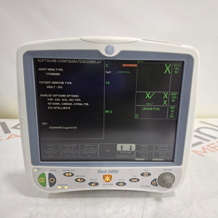 GE Healthcare GE Healthcare Dash 5000 - GE/Nellcor SpO2 Patient Monitor Patient Monitors reLink Medical