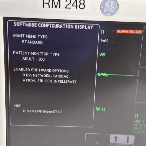 GE Healthcare GE Healthcare Dash 3000 - GE/Nellcor SpO2 Patient Monitor Patient Monitors reLink Medical