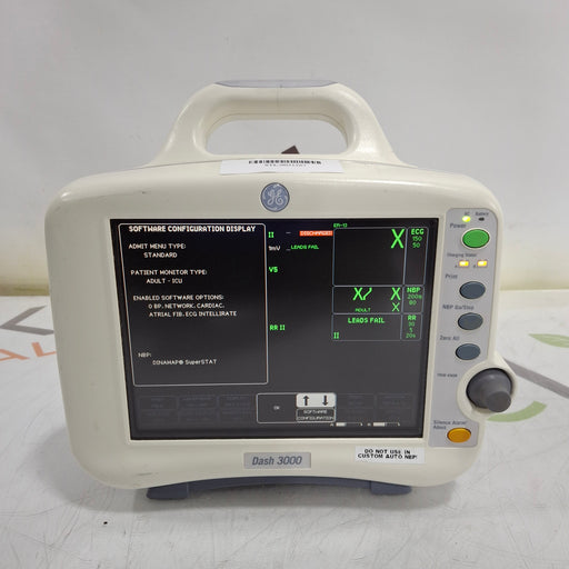 GE Healthcare GE Healthcare Dash 3000 - GE/Nellcor SpO2 Patient Monitor Patient Monitors reLink Medical