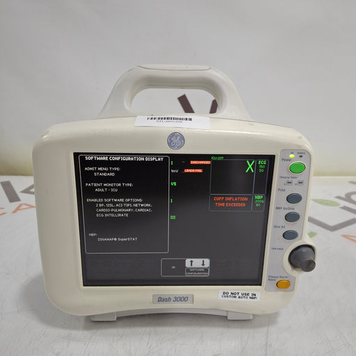 GE Healthcare GE Healthcare Dash 3000 - Masimo SpO2 Patient Monitor Patient Monitors reLink Medical