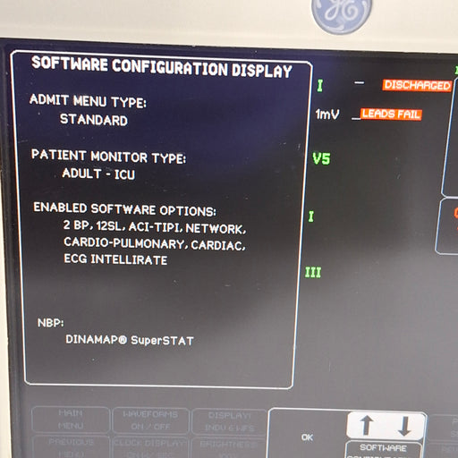GE Healthcare GE Healthcare Dash 3000 - Masimo SpO2 Patient Monitor Patient Monitors reLink Medical