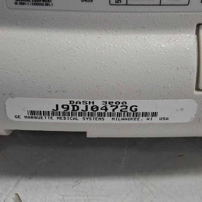 GE Healthcare GE Healthcare Dash 3000 - Masimo SpO2 Patient Monitor Patient Monitors reLink Medical