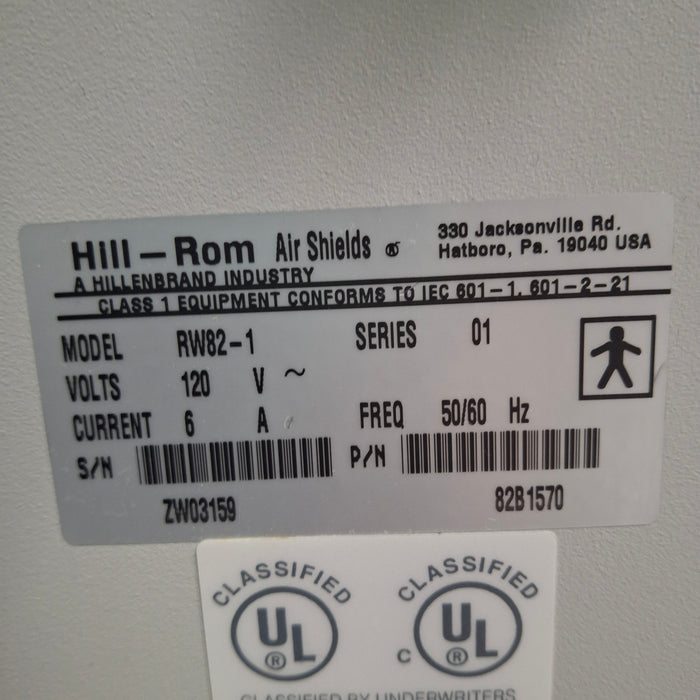 Hill-Rom Hill-Rom Resuscitaire Radiant Warmer Infant Warmers and Incubators reLink Medical