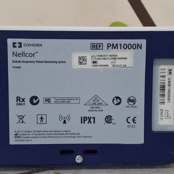 Covidien Covidien PM1000N Nellcor Bedside SPO2 Monitor Patient Monitors reLink Medical