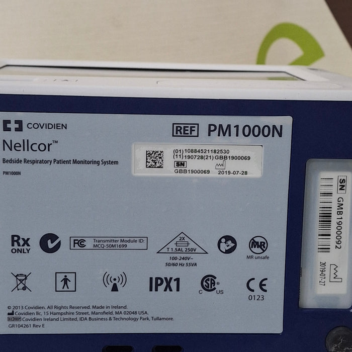 Covidien Covidien PM1000N Nellcor Bedside SPO2 Monitor Patient Monitors reLink Medical