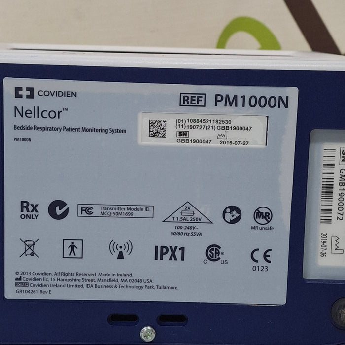 Covidien Covidien PM1000N Nellcor Bedside SPO2 Monitor Patient Monitors reLink Medical