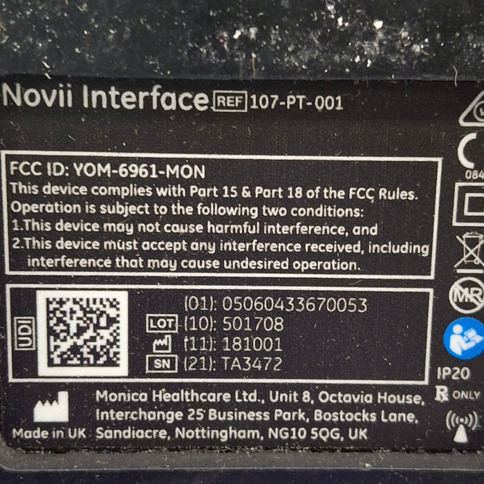 Monica Healthcare Limited Monica Healthcare Limited 107-PT-001 Fetal Monitor Patient Monitors reLink Medical
