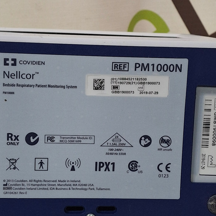Covidien Covidien PM1000N Nellcor Bedside SPO2 Monitor Patient Monitors reLink Medical