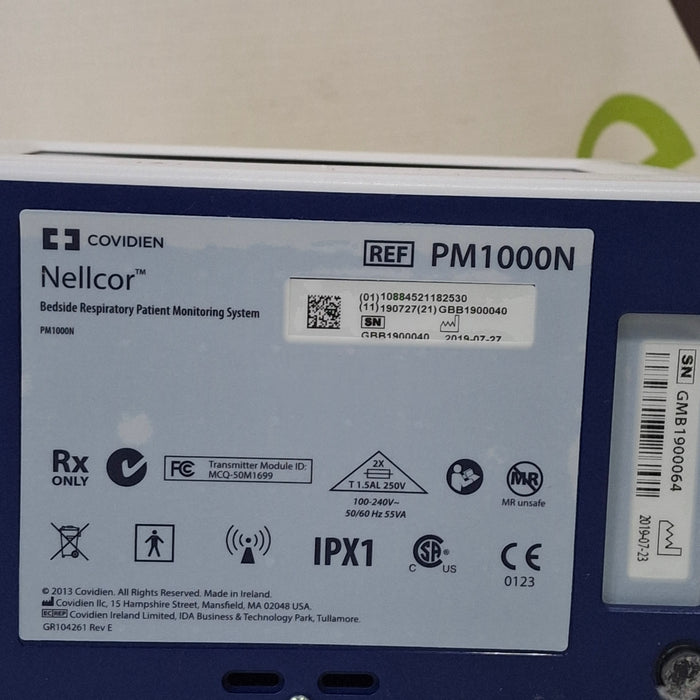 Covidien Covidien PM1000N Nellcor Bedside SPO2 Monitor Patient Monitors reLink Medical