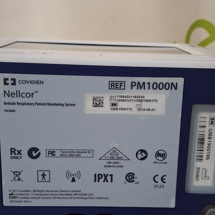 Covidien Covidien PM1000N Nellcor Bedside SPO2 Monitor Patient Monitors reLink Medical