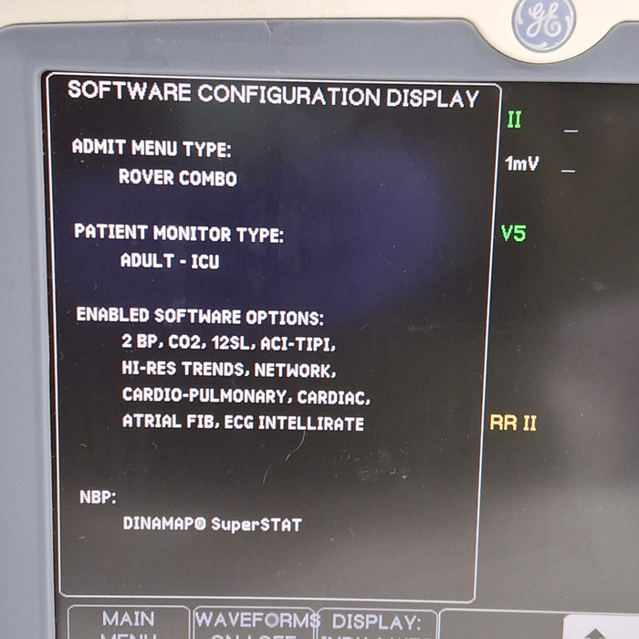 GE Healthcare GE Healthcare Dash 5000 - GE/Nellcor SpO2 Patient Monitor Patient Monitors reLink Medical