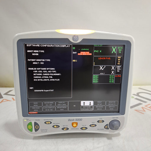 GE Healthcare GE Healthcare Dash 5000 - GE/Nellcor SpO2 Patient Monitor Patient Monitors reLink Medical