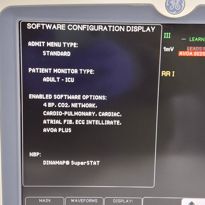 GE Healthcare GE Healthcare Dash 5000 - GE/Nellcor SpO2 Patient Monitor Patient Monitors reLink Medical