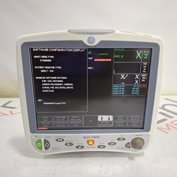 GE Healthcare GE Healthcare Dash 5000 - GE/Nellcor SpO2 Patient Monitor Patient Monitors reLink Medical