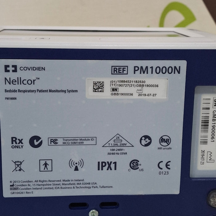 Covidien Covidien PM1000N Nellcor Bedside SPO2 Monitor Patient Monitors reLink Medical