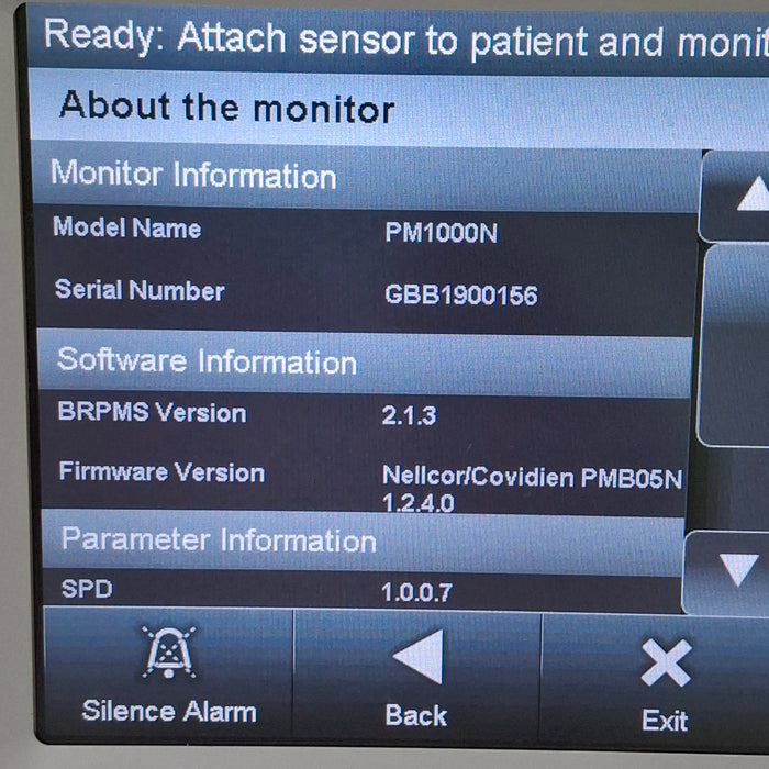 Covidien Covidien PM1000N Nellcor Bedside SPO2 Monitor Patient Monitors reLink Medical
