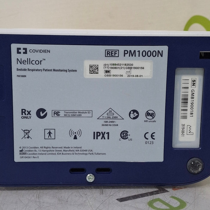 Covidien Covidien PM1000N Nellcor Bedside SPO2 Monitor Patient Monitors reLink Medical