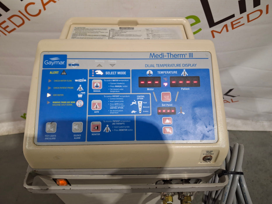 Gaymar Gaymar Medi-Therm III MTA6900 Hyper/Hypothermia Machine Temperature Control Units reLink Medical