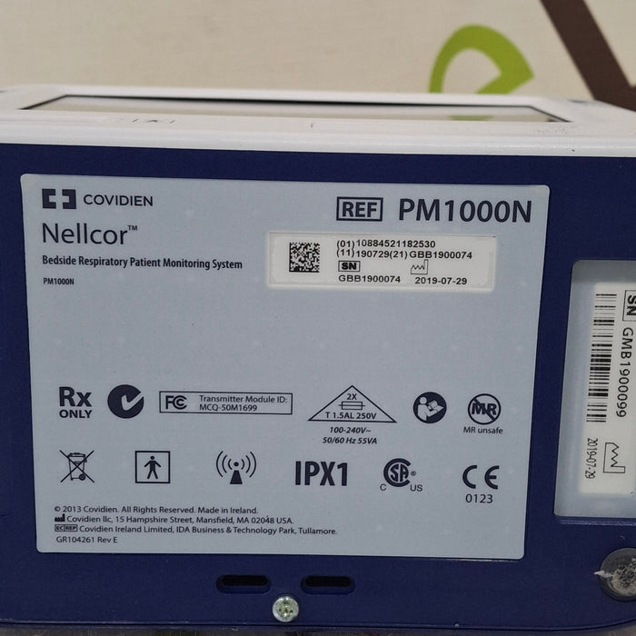 Covidien Covidien PM1000N Nellcor Bedside SPO2 Monitor Patient Monitors reLink Medical